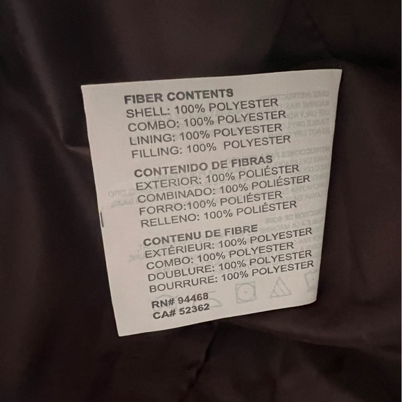 NWT Espirit Women's Brown Quilted Parka Jacket Size XL - Picture 9 of 15